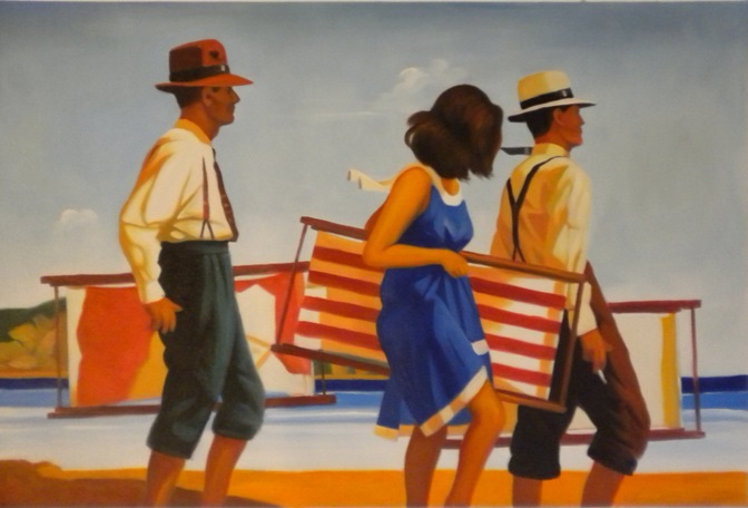 Vendita falso d'autore Sweet Bird of Youth 70x50 cm di Vettriano